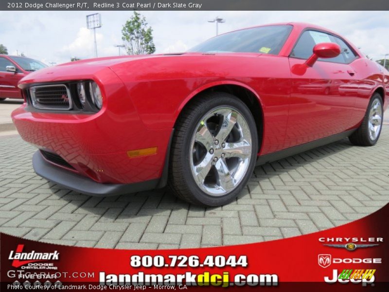 Redline 3 Coat Pearl / Dark Slate Gray 2012 Dodge Challenger R/T