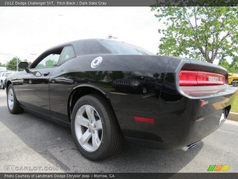 Pitch Black / Dark Slate Gray 2012 Dodge Challenger SXT