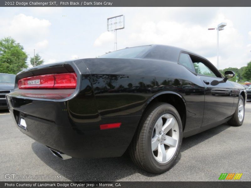 Pitch Black / Dark Slate Gray 2012 Dodge Challenger SXT