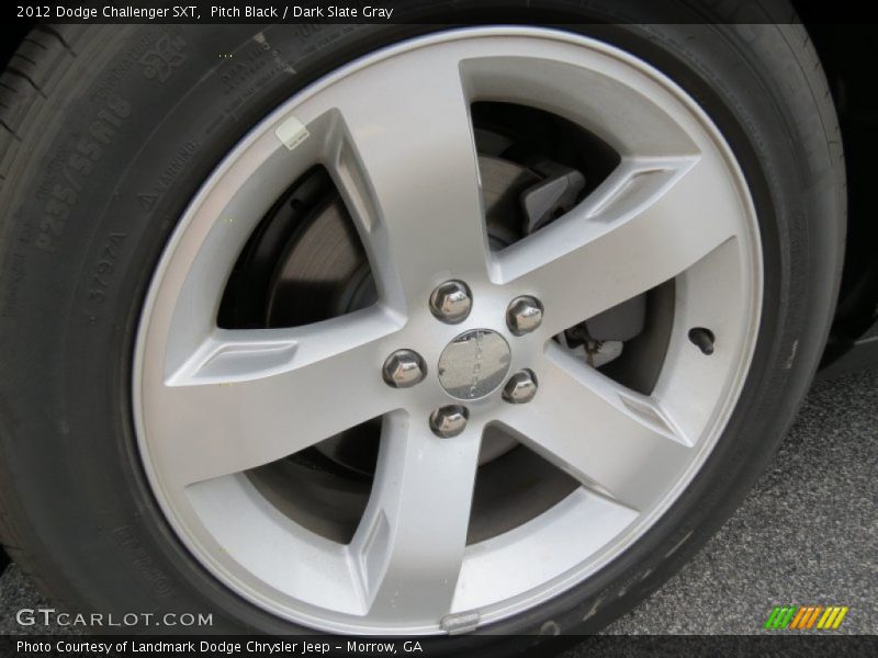 Pitch Black / Dark Slate Gray 2012 Dodge Challenger SXT
