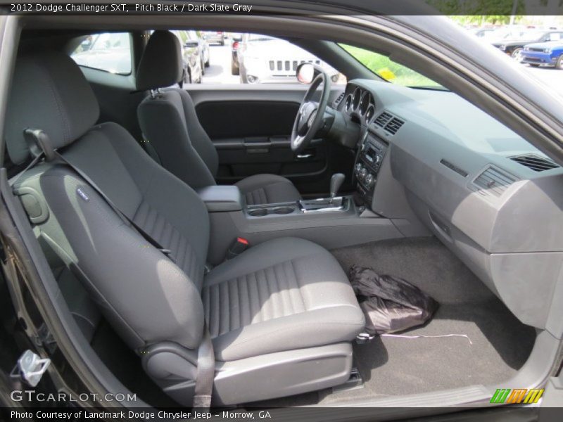 Pitch Black / Dark Slate Gray 2012 Dodge Challenger SXT