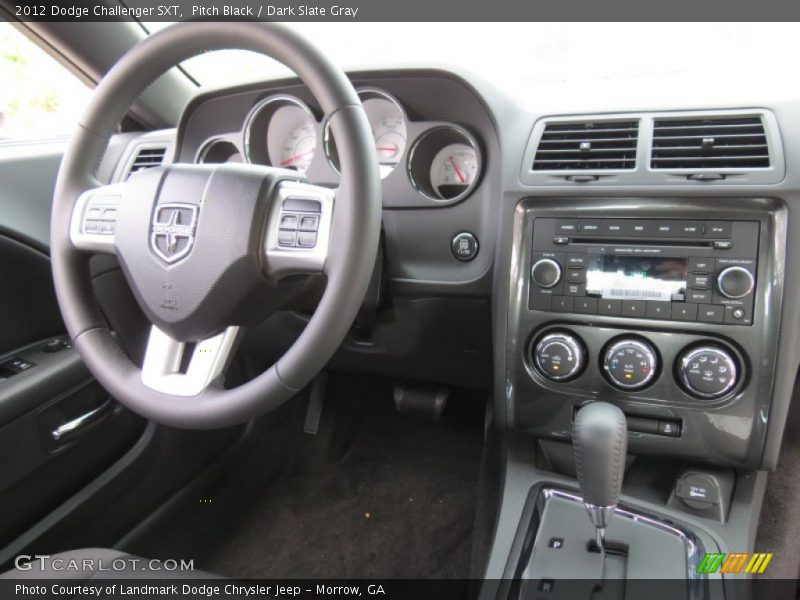 Pitch Black / Dark Slate Gray 2012 Dodge Challenger SXT