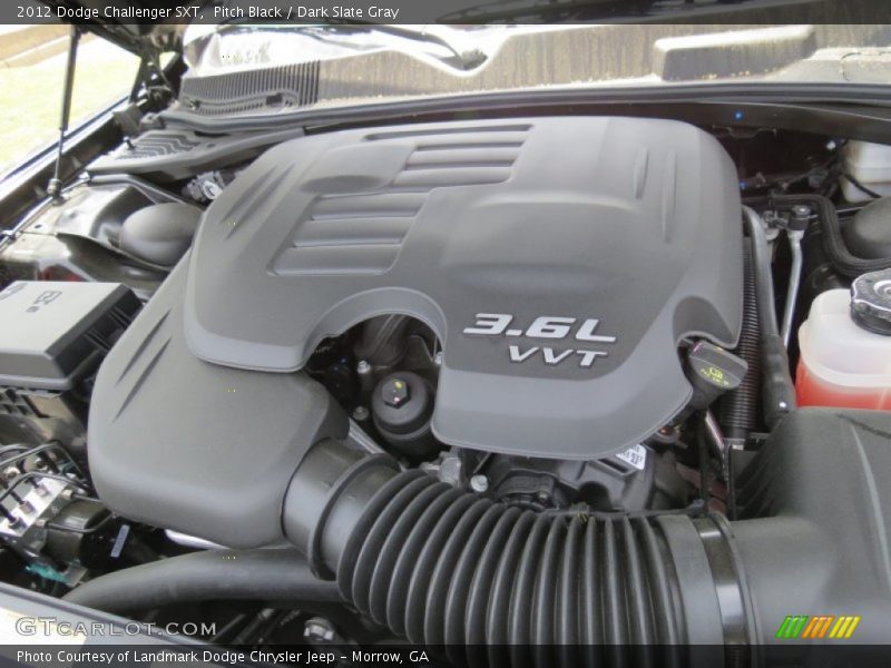 Pitch Black / Dark Slate Gray 2012 Dodge Challenger SXT