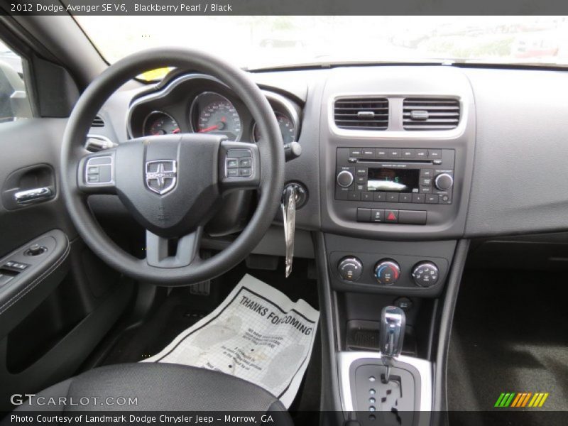Dashboard of 2012 Avenger SE V6