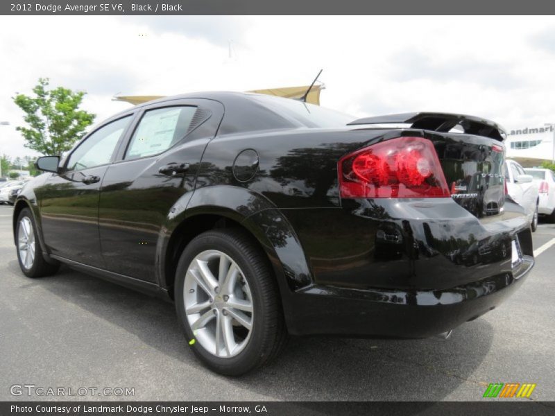 Black / Black 2012 Dodge Avenger SE V6