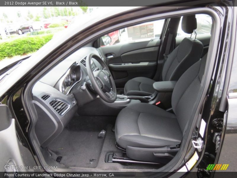 Black / Black 2012 Dodge Avenger SE V6