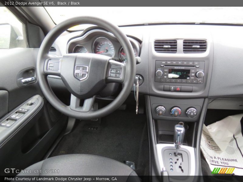 Black / Black 2012 Dodge Avenger SE V6