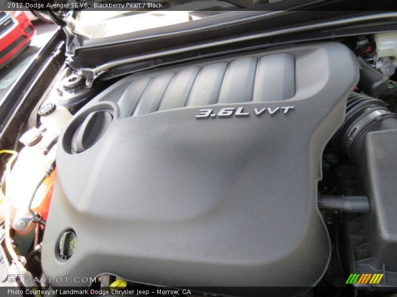  2012 Avenger SE V6 Engine - 3.6 Liter DOHC 24-Valve VVT Pentastar V6