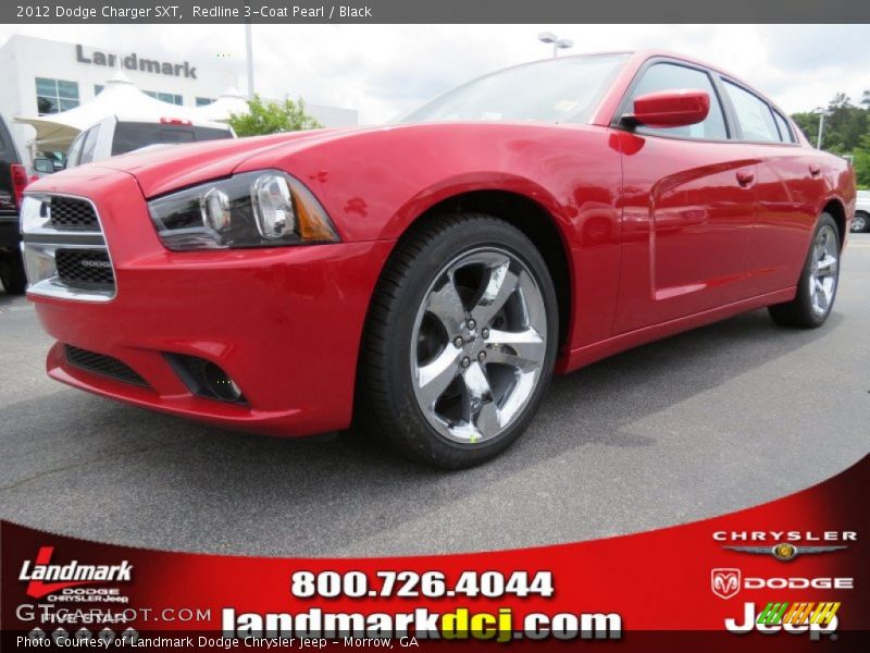 Redline 3-Coat Pearl / Black 2012 Dodge Charger SXT