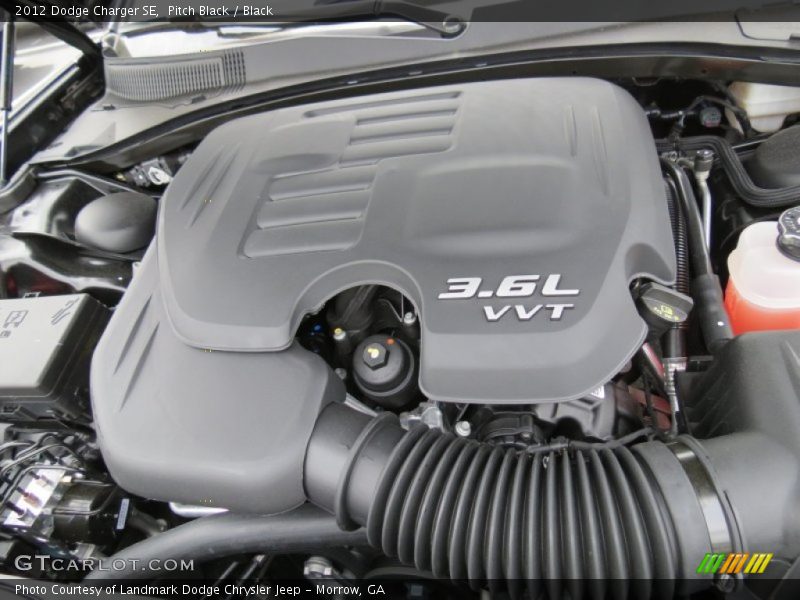 Pitch Black / Black 2012 Dodge Charger SE