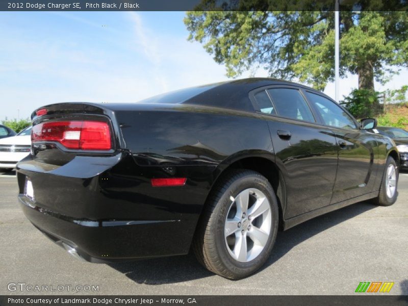 Pitch Black / Black 2012 Dodge Charger SE