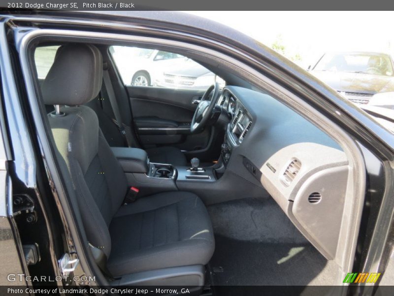 Pitch Black / Black 2012 Dodge Charger SE
