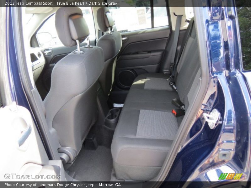 True Blue Pearl / Dark Slate Gray 2012 Jeep Compass Sport