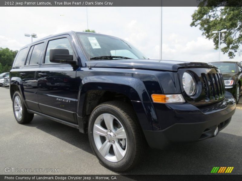 True Blue Pearl / Dark Slate Gray 2012 Jeep Patriot Latitude