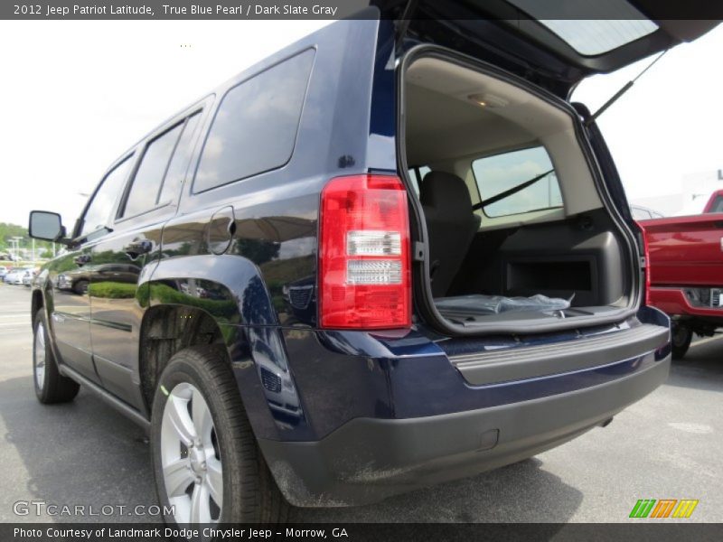 True Blue Pearl / Dark Slate Gray 2012 Jeep Patriot Latitude