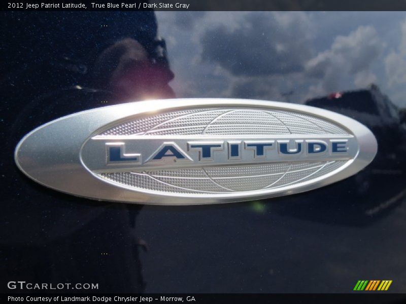 True Blue Pearl / Dark Slate Gray 2012 Jeep Patriot Latitude