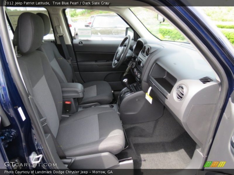 True Blue Pearl / Dark Slate Gray 2012 Jeep Patriot Latitude