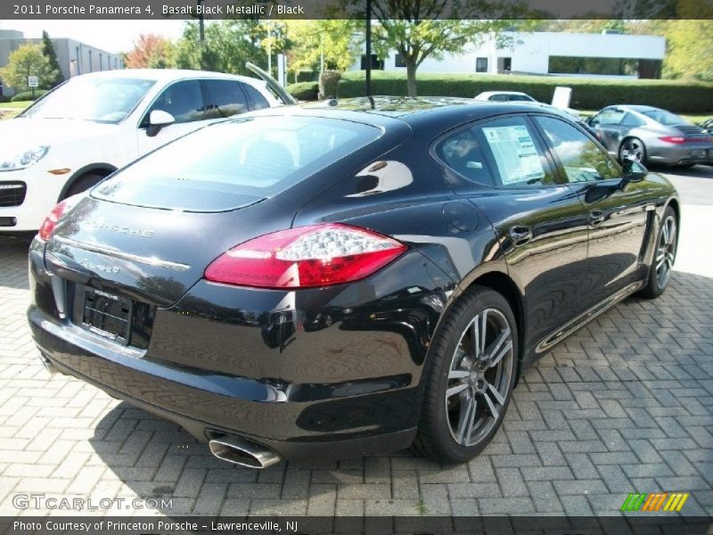 Basalt Black Metallic / Black 2011 Porsche Panamera 4