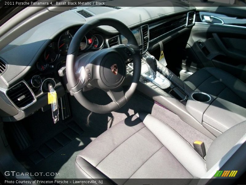 Basalt Black Metallic / Black 2011 Porsche Panamera 4