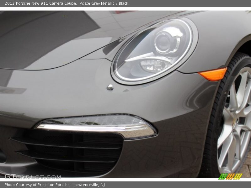 Agate Grey Metallic / Black 2012 Porsche New 911 Carrera Coupe