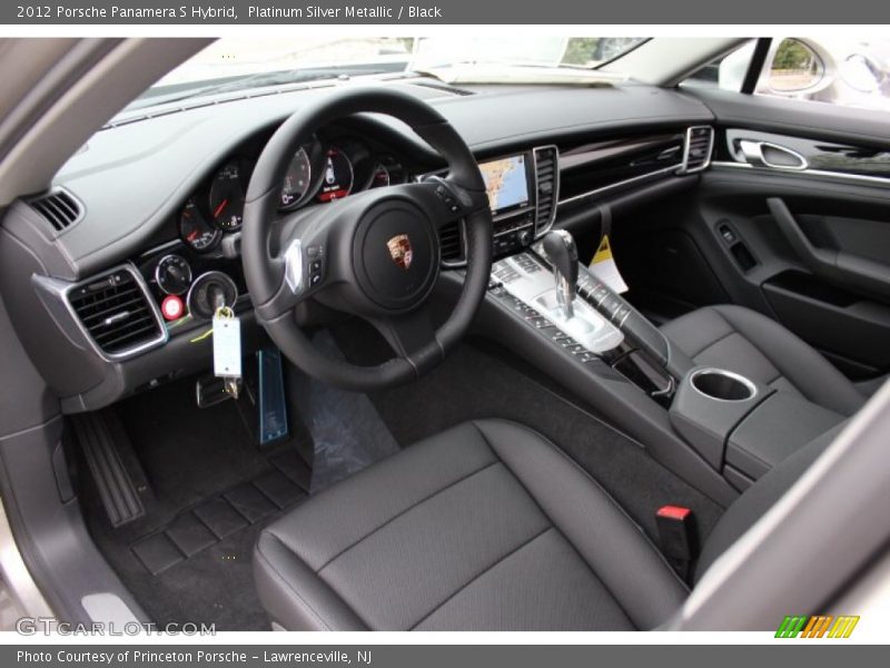 Black Interior - 2012 Panamera S Hybrid 