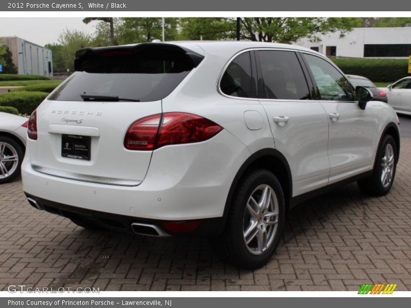 White / Black 2012 Porsche Cayenne S