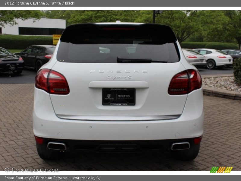 White / Black 2012 Porsche Cayenne S