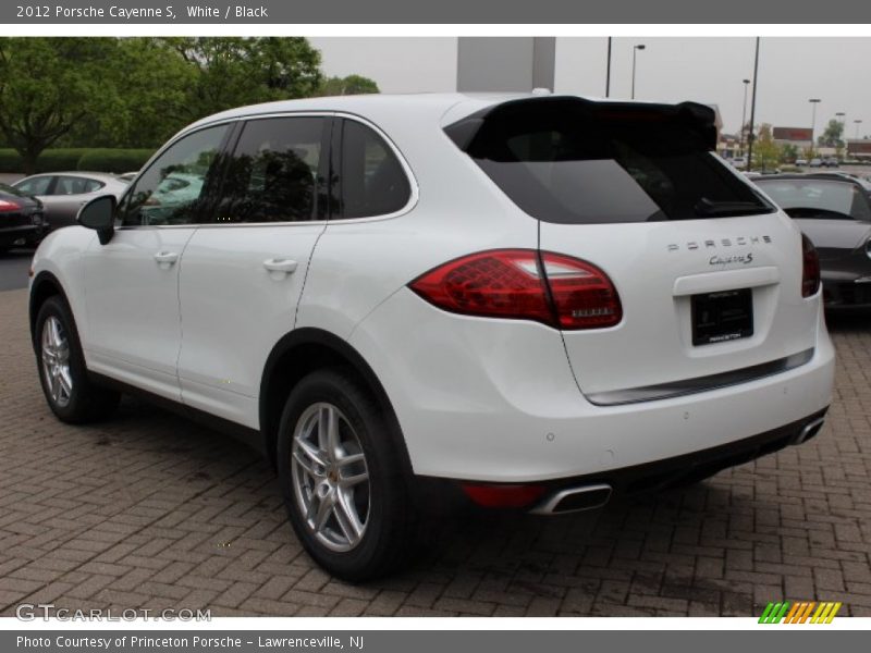 White / Black 2012 Porsche Cayenne S