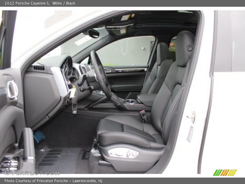 White / Black 2012 Porsche Cayenne S