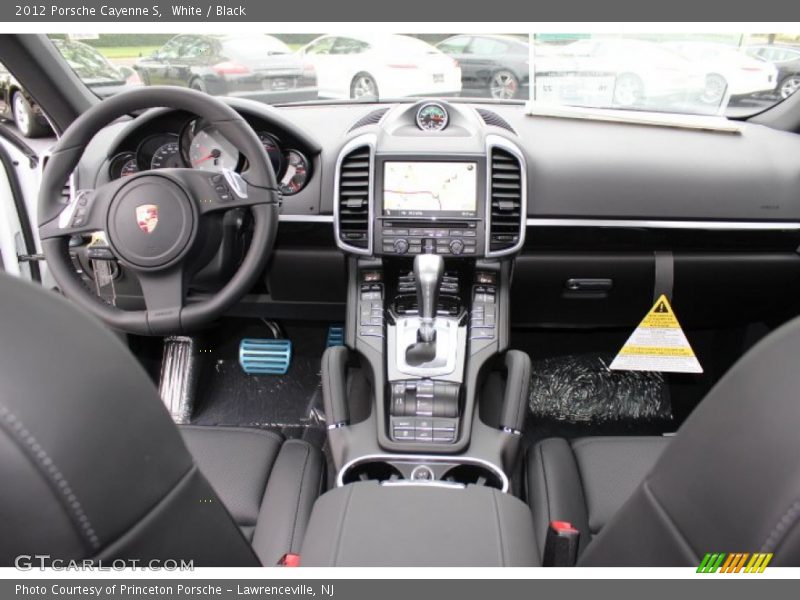 White / Black 2012 Porsche Cayenne S