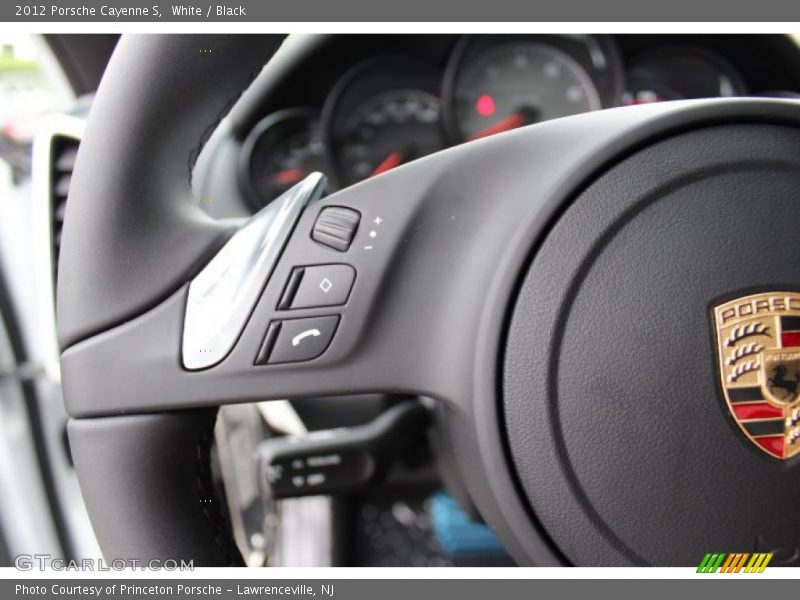 White / Black 2012 Porsche Cayenne S
