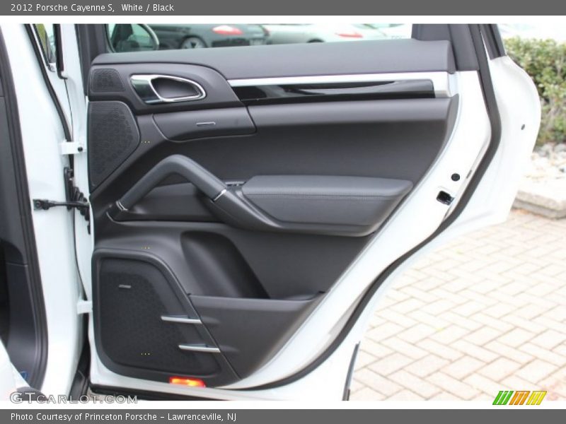 White / Black 2012 Porsche Cayenne S