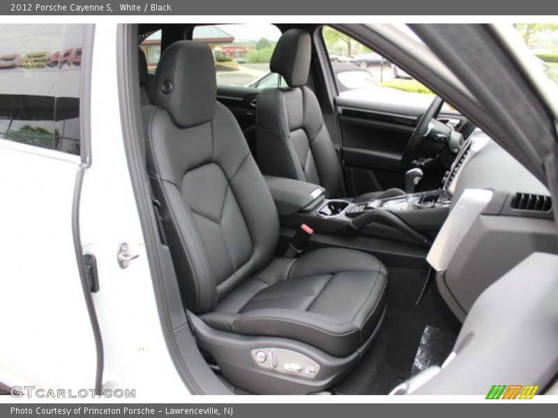 White / Black 2012 Porsche Cayenne S