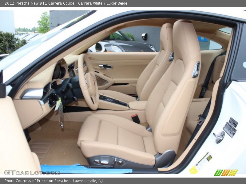  2012 New 911 Carrera Coupe Luxor Beige Interior