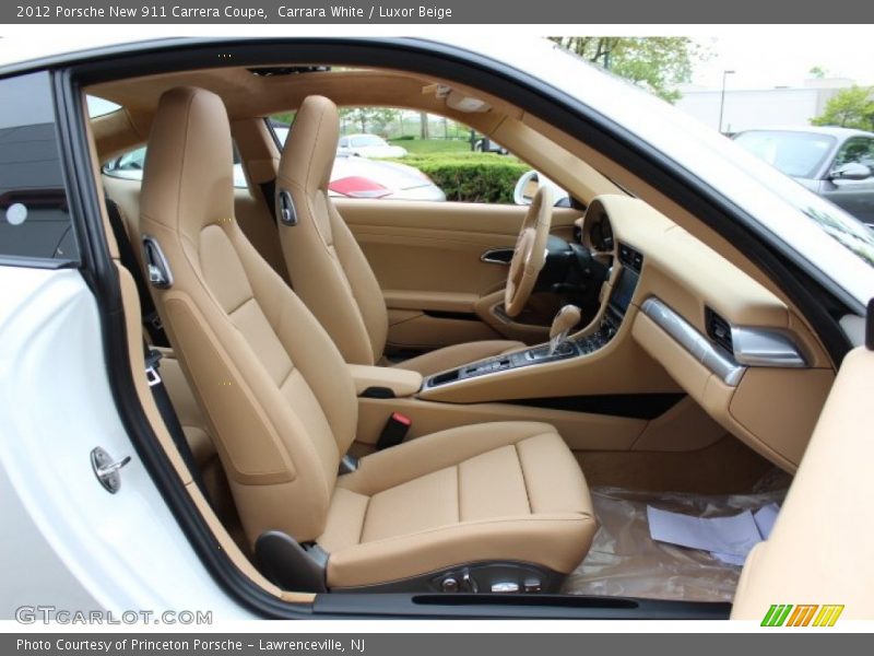  2012 New 911 Carrera Coupe Luxor Beige Interior