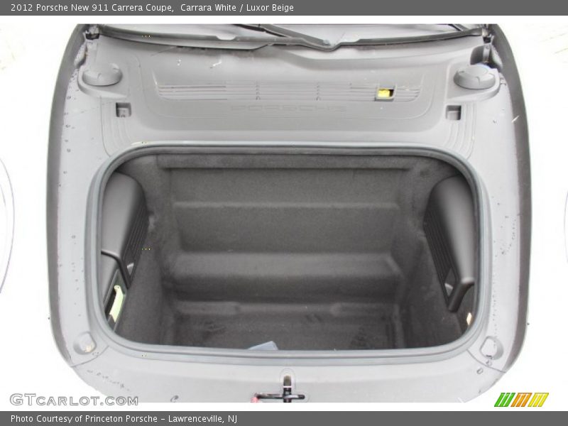 Carrara White / Luxor Beige 2012 Porsche New 911 Carrera Coupe