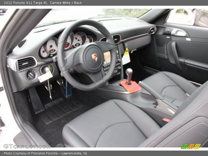  2012 911 Targa 4S Black Interior