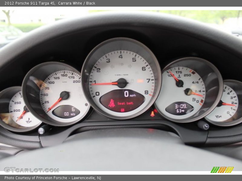  2012 911 Targa 4S Targa 4S Gauges