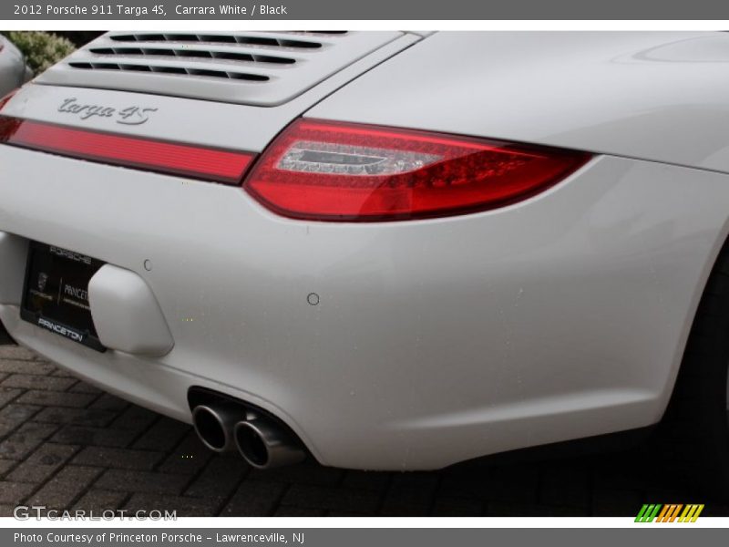 Carrara White / Black 2012 Porsche 911 Targa 4S