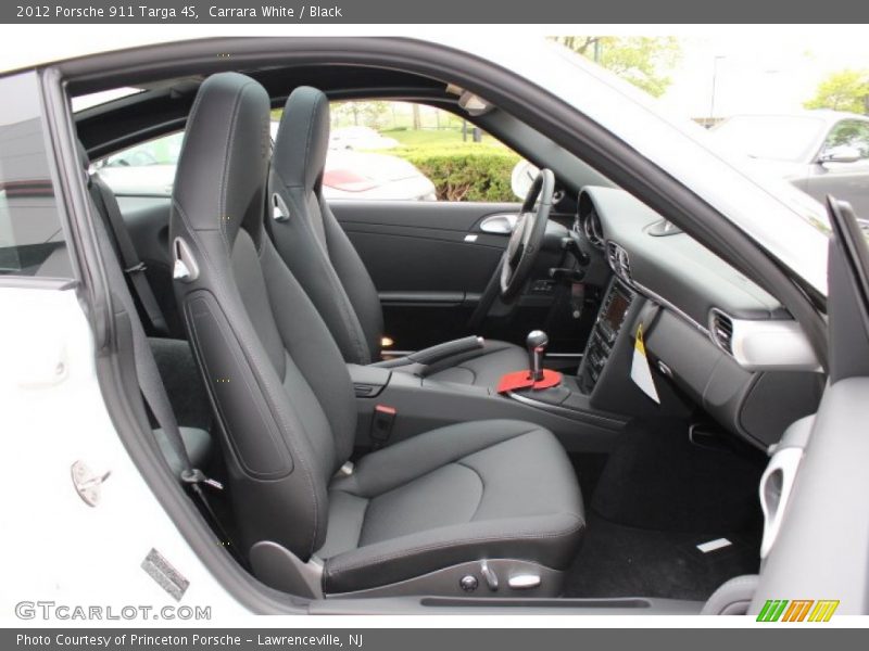 Front Seat of 2012 911 Targa 4S