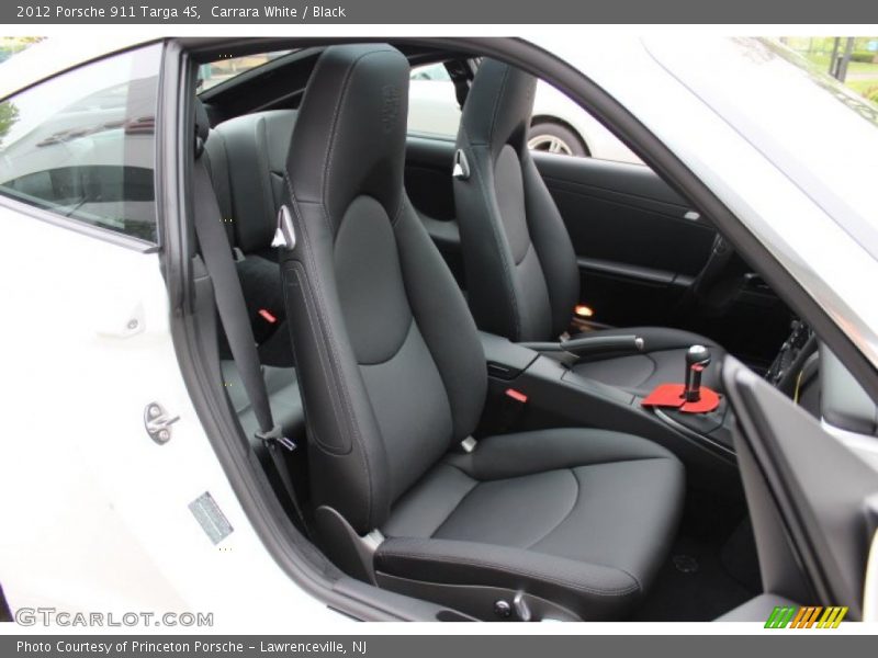 Front Seat of 2012 911 Targa 4S