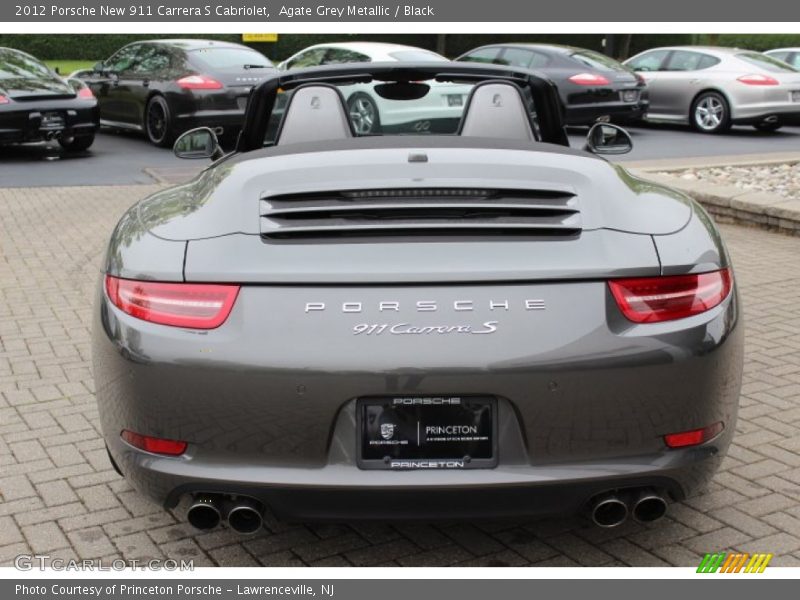 Agate Grey Metallic / Black 2012 Porsche New 911 Carrera S Cabriolet