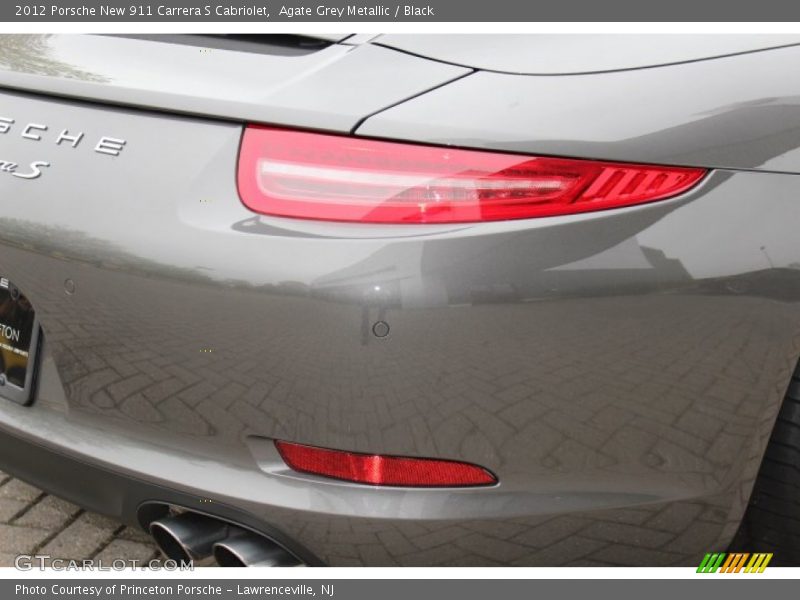 Agate Grey Metallic / Black 2012 Porsche New 911 Carrera S Cabriolet