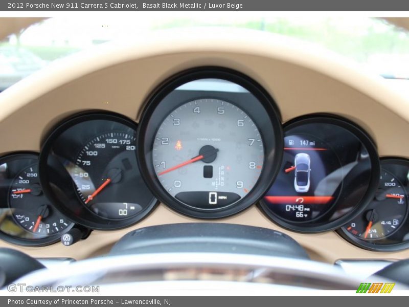  2012 New 911 Carrera S Cabriolet Carrera S Cabriolet Gauges