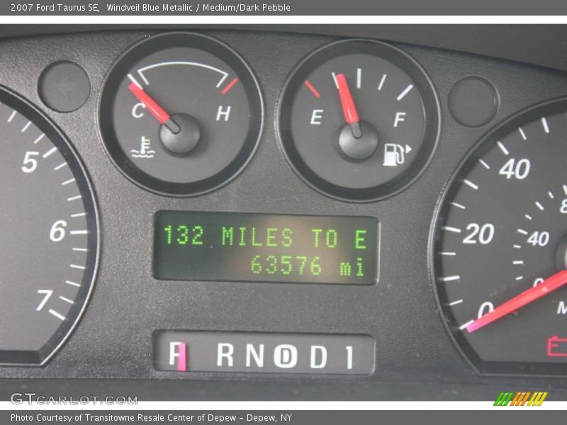 Windveil Blue Metallic / Medium/Dark Pebble 2007 Ford Taurus SE