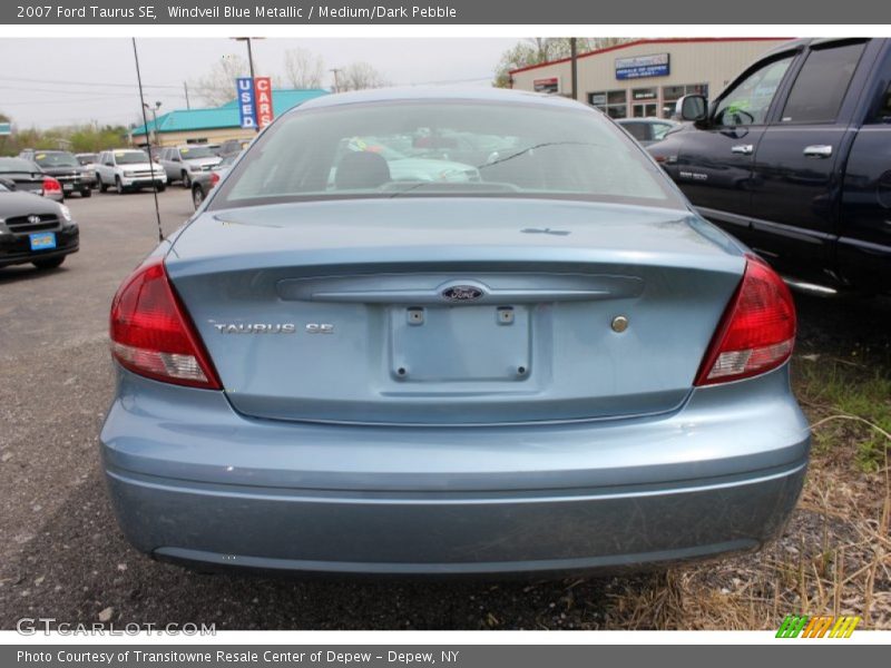 Windveil Blue Metallic / Medium/Dark Pebble 2007 Ford Taurus SE