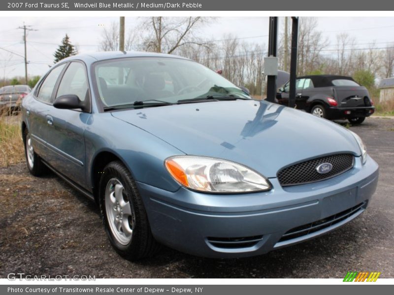 Windveil Blue Metallic / Medium/Dark Pebble 2007 Ford Taurus SE