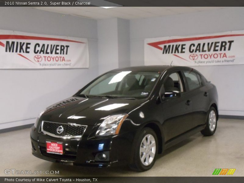 Super Black / Charcoal 2010 Nissan Sentra 2.0