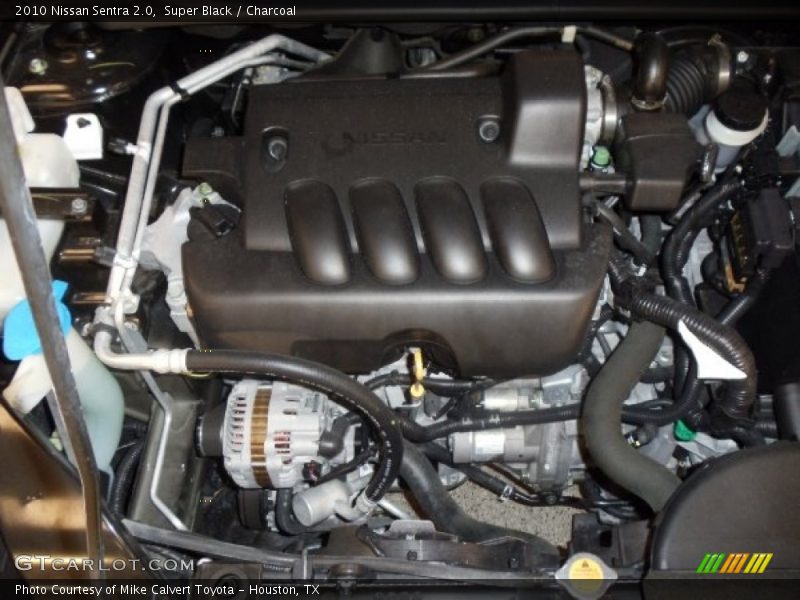 Super Black / Charcoal 2010 Nissan Sentra 2.0