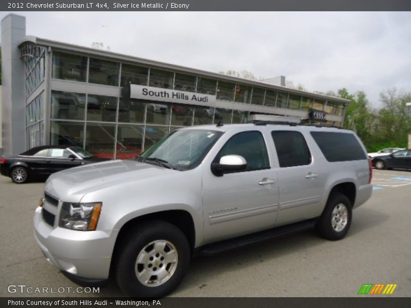 Silver Ice Metallic / Ebony 2012 Chevrolet Suburban LT 4x4